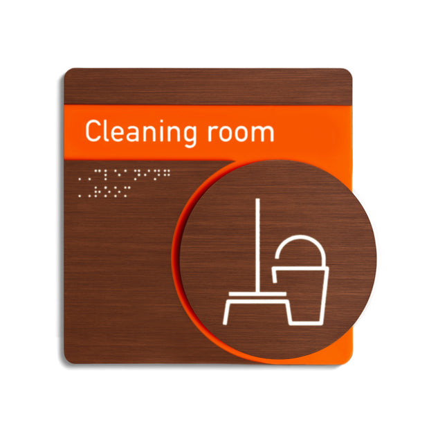 Cleaning Room Signage - "Genova" Design