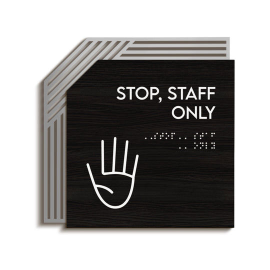 Staff Only Door Sign for Office: 