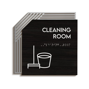 Cleaning Room Signage - " Authentic " Design - Photo #1