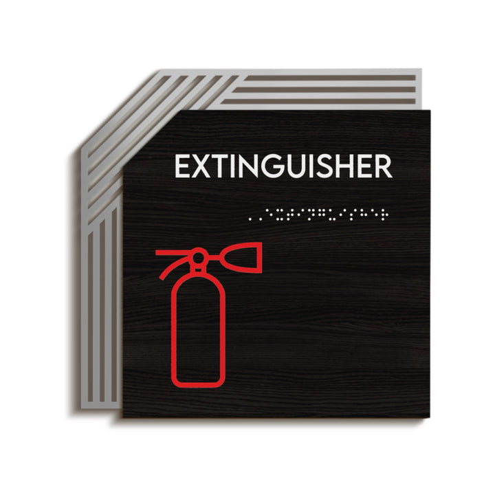 Fire Extinguisher Wall Sign " Authentic " Design