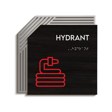 Fire Hydrant Office Sign " Authentic " Design - Photo #1