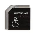 Wheelchair Sign for Restroom: " Authentic " Design - Photo #1