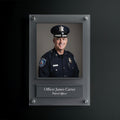 Police Officer Sign with Photo – Custom Acrylic Name Plate - Photo #1