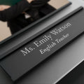 Teacher Name Sign with Photo – Personalized Acrylic Door Plate - Photo #3