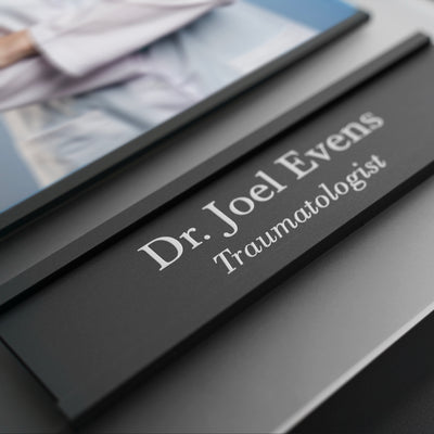 Doctor Sign with Photo – Custom Acrylic Name Plate