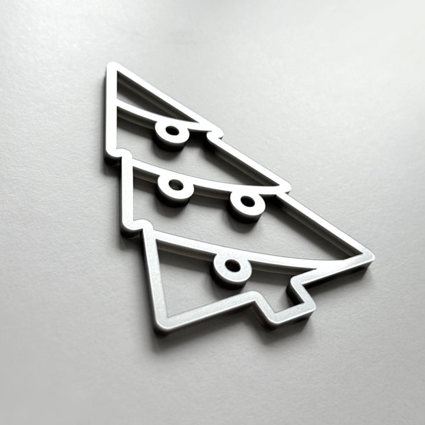 Acrylic Christmas Ornaments: Modern Holiday & Christmas Tree Decor — “Thin Christmas” Design