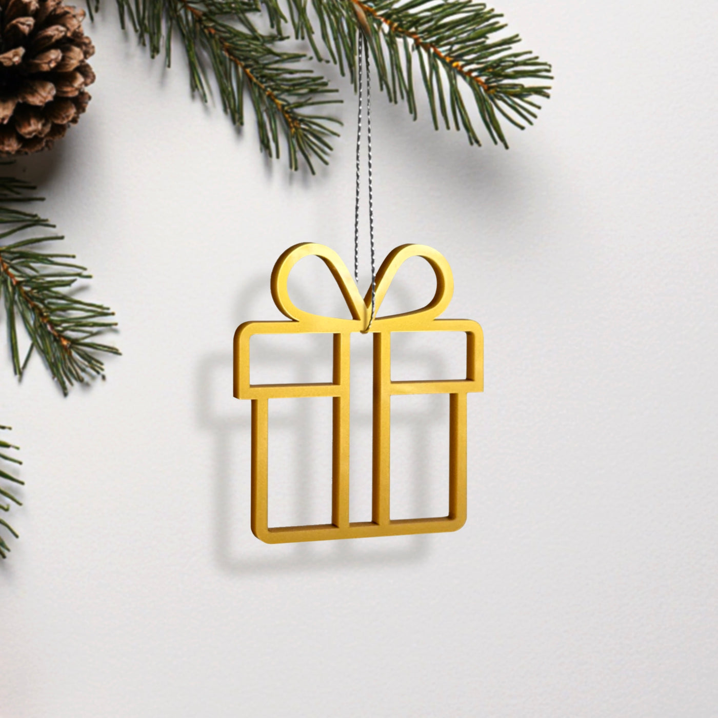 Acrylic Christmas Ornaments: Modern Holiday & Christmas Tree Decor — “Thin Christmas” Design