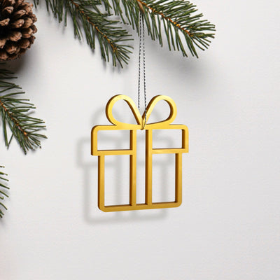 Acrylic Christmas Ornaments: Modern Holiday & Christmas Tree Decor — “Thin Christmas” Design