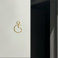 Acrylic Disabled Toilet Sign — "Thin" Design - Photo #8