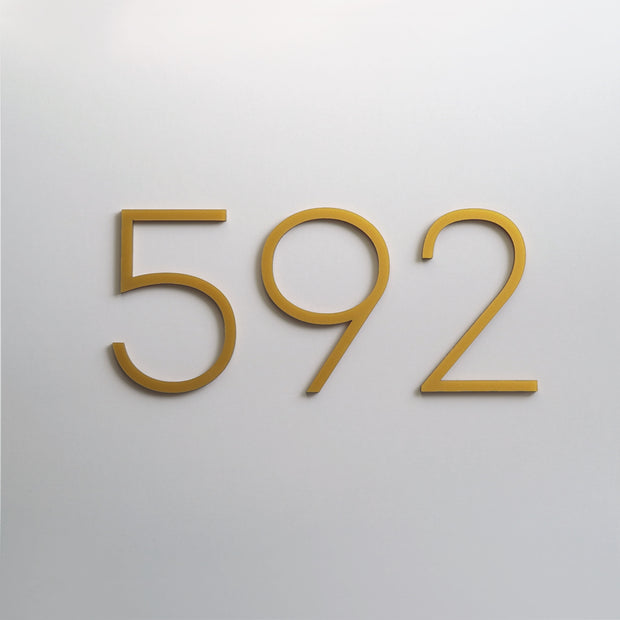 Acrylic Interior Door Numbers - "Thin" Design (price for one symbol)