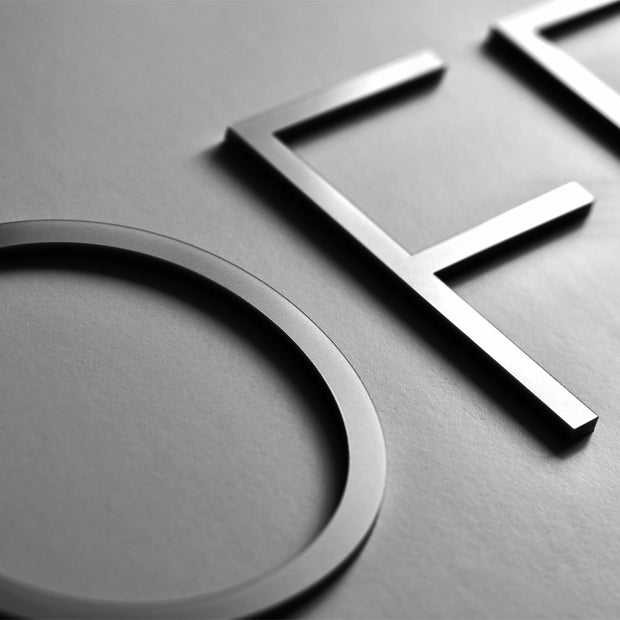 Custom Acrylic Door Letters — Thin Design (price for one symbol)