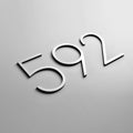 Acrylic Interior Door Numbers - "Thin" Design (price for one symbol) - Photo #10