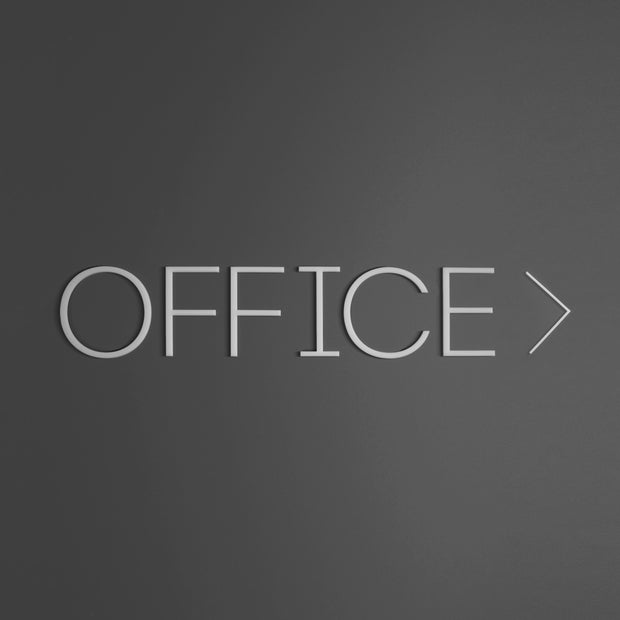 Custom Acrylic Door Letters — Thin Design (price for one symbol)