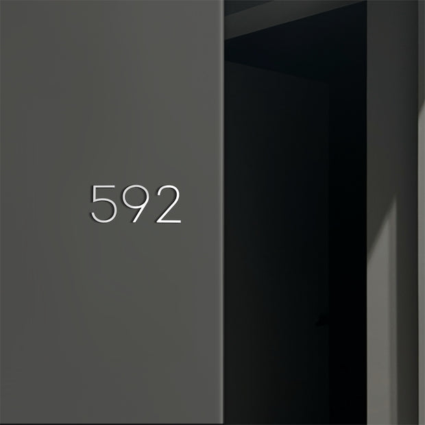 Acrylic Interior Door Numbers - "Thin" Design (price for one symbol)