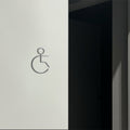 Acrylic Disabled Toilet Sign — "Thin" Design - Photo #10