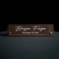 Desk sign Custom Desk Name Plate: Wood & Acrylic Sign - Photo #21