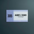 Door Signs Door Number Double Acrylic name sign for school, university, office and etc. - Photo #1