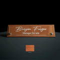 Desk sign Custom Desk Name Plate: Wood & Acrylic Sign - Photo #16
