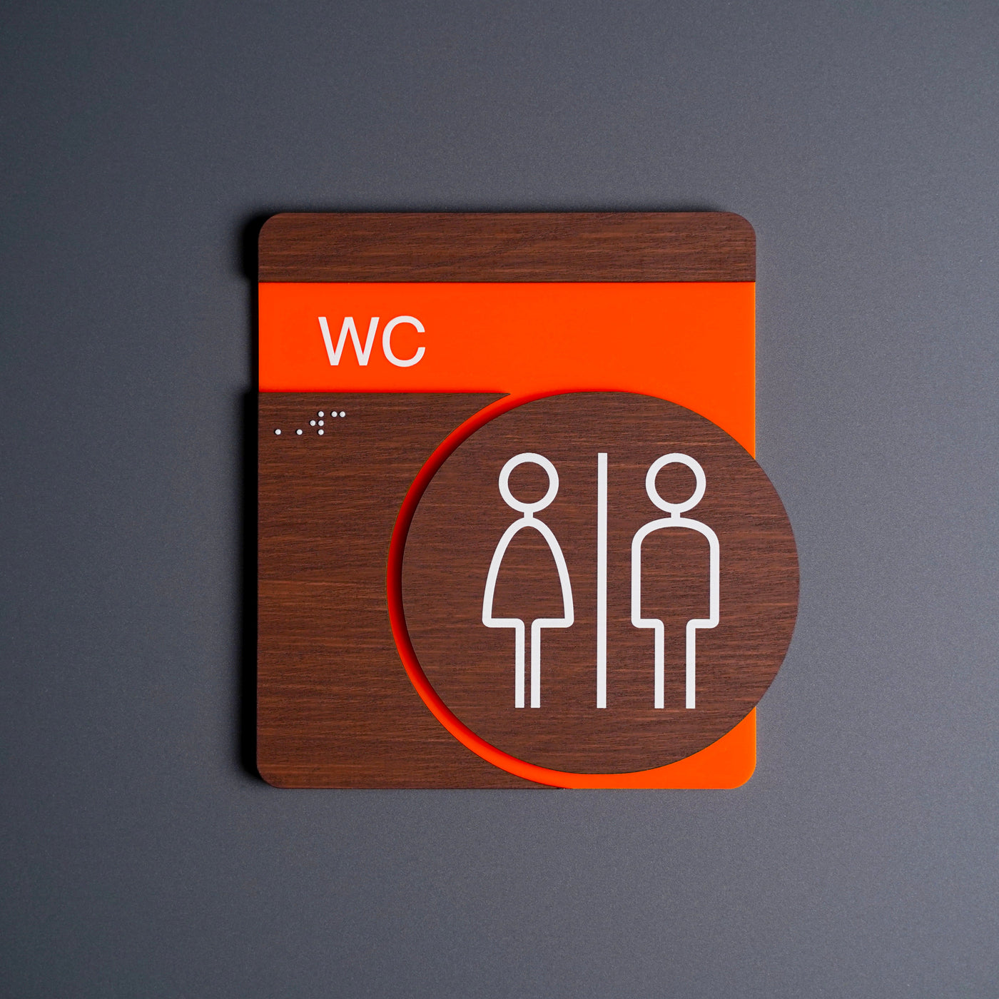 Bathroom Signs - Woman Interior Sign For Restroom "Genova" Design