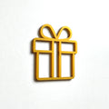 A simple gold-colored gift box icon is displayed against a white background. - Photo #2