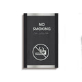 Information signs No Smoking Sign — Wood & Acrylic Door Plate — "Otherside" Design - Photo #1