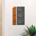 Directional Wayfinding Sign - Wooden Plate "Dragon" Design - Photo #9