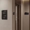 Directional Sign - Stainless Steel & Wood  — "Authentic" Design - Photo #2