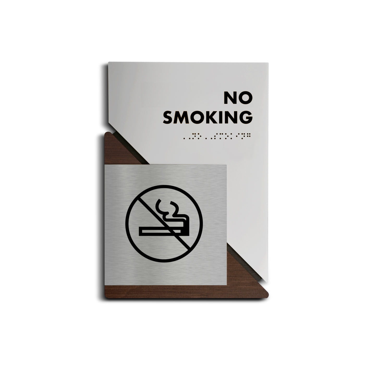 a no smoking sign on a white background