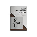 Bathroom Signs Baby Change Room Signage for Mother - "Creative" Design - Photo #1