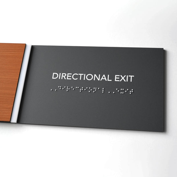 Door Signs Сustom name sign for office - Stairs Sign: Wood & Acrylic Plate — "Dragon" Design