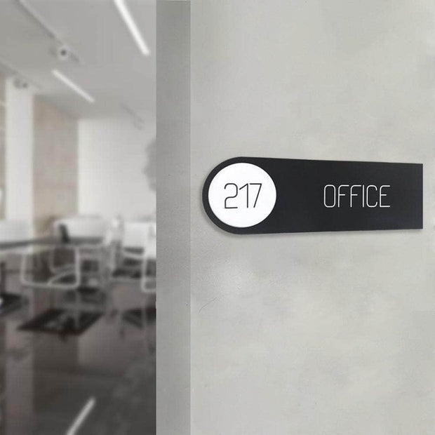 Door Signs Door Number Sign - Acrylic Style