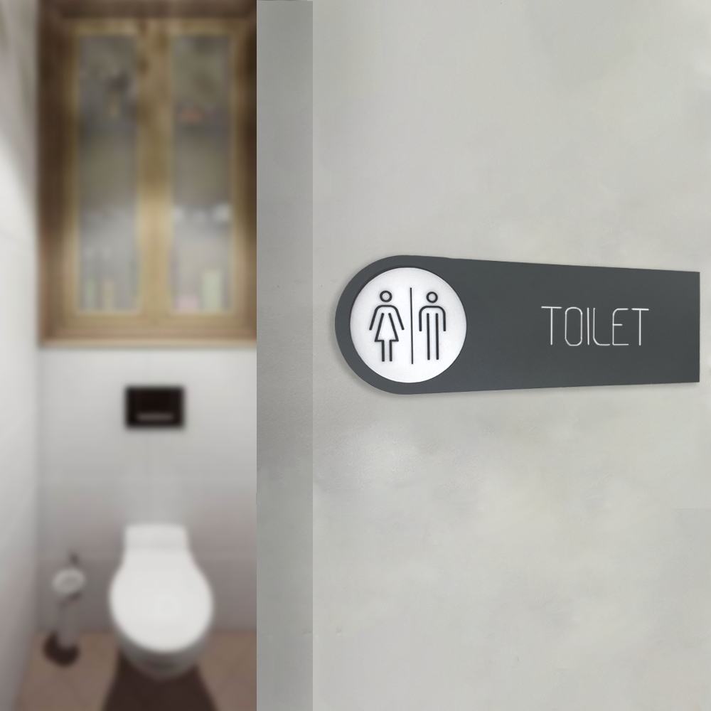 Door Signs - Interier Sign Toilet - Acrylic Style