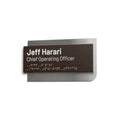 Custom Name Plate with Braille: Stainless Steel & Wood — Element Design - Photo #6