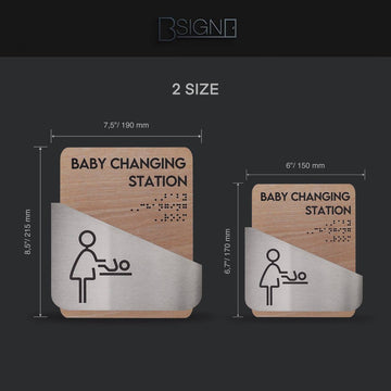 Wayfinding Sign: Custom Steel Wall Plate — "Downhill" Design - Photo #2