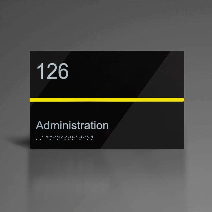 Door Signs Door Number Sign: Double Acrylic Sign