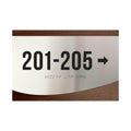 Directional Wayfinding Sign - Steel Wall Plaque "Venture" Design - Photo #3