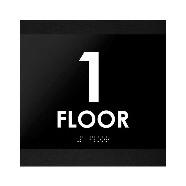 Floor Signs 1st Floor Sign: "Buro" Design