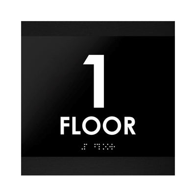 Floor Signs - 1st Floor Sign "Buro" Design
