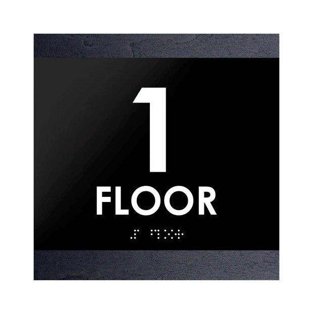 Floor Signs 1st Floor Sign: "Buro" Design