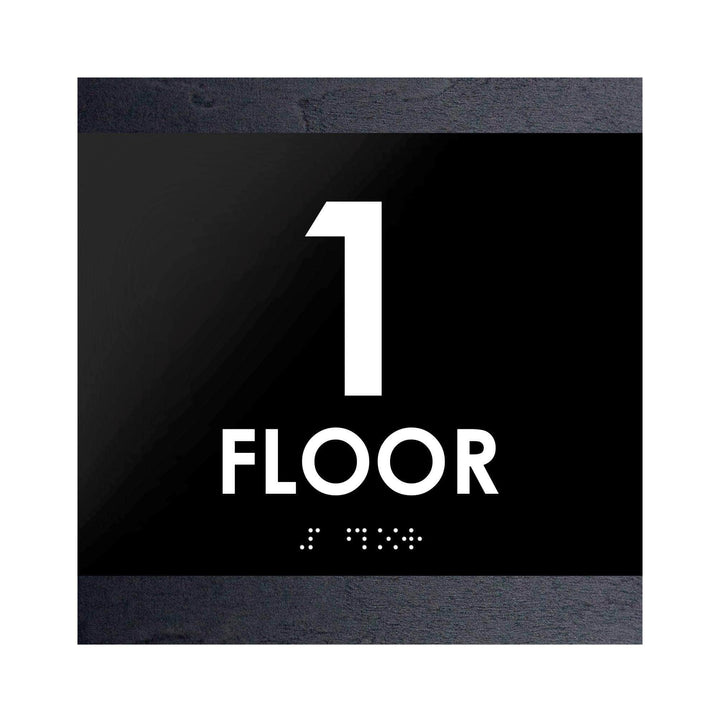 Floor Signs 1st Floor Sign: "Buro" Design