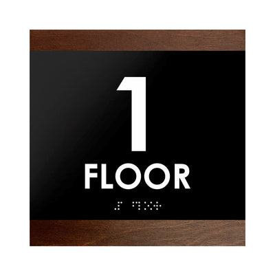Floor Signs - 1st Floor Sign "Buro" Design