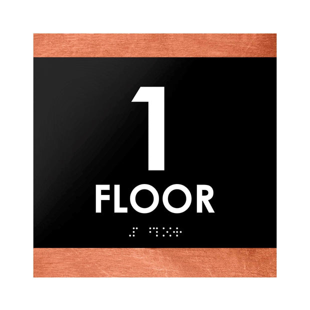 Floor Signs 1st Floor Sign: "Buro" Design