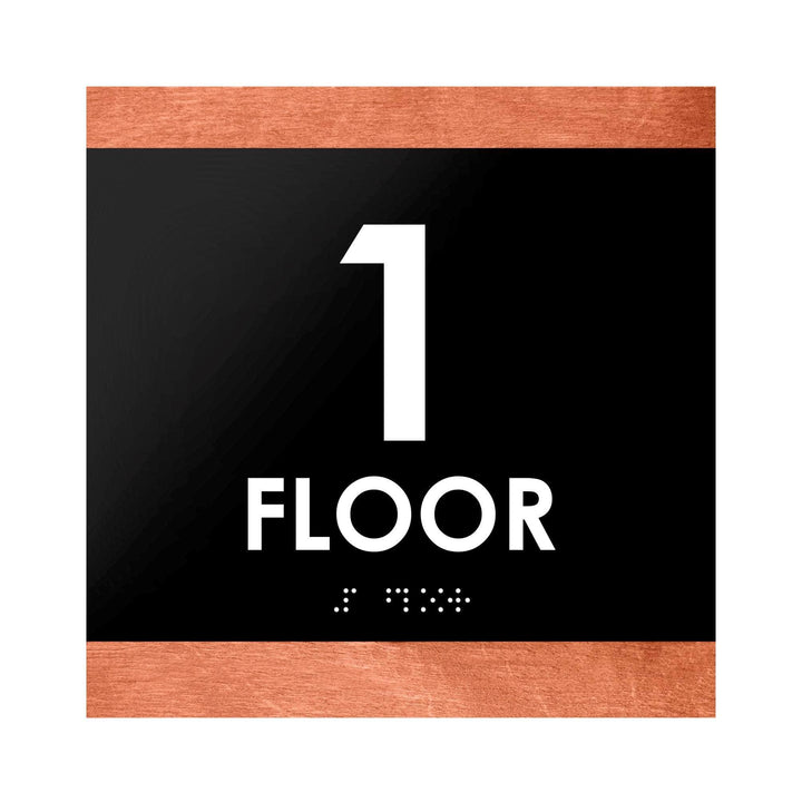 Floor Signs 1st Floor Sign: "Buro" Design