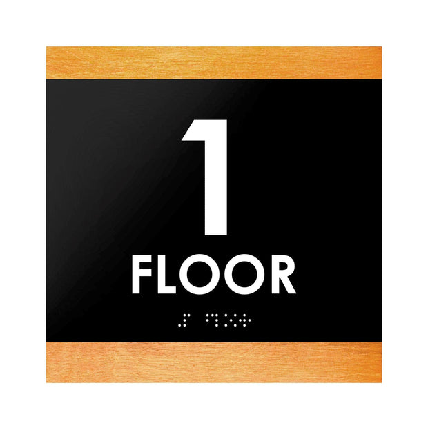 Floor Signs 1st Floor Sign: "Buro" Design