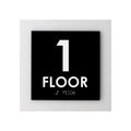 Floor Signs 1st Floor Sign - Interior Acrylic Sign - "Simple" Design - Photo #1