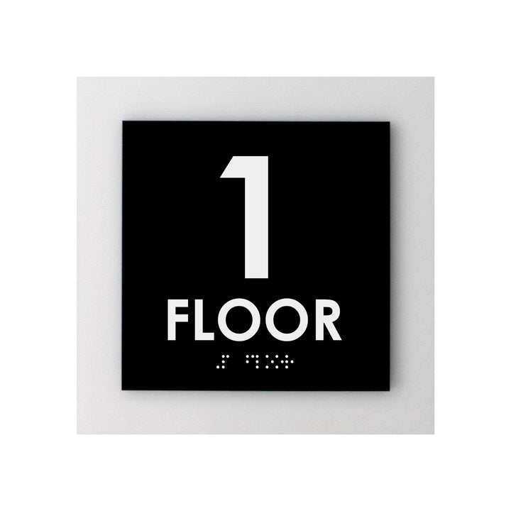 Floor Signs 1st Floor Sign - Interior Acrylic Sign - "Simple" Design