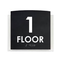 Floor Signs Sign for 1st Floor - "Scandza" Design - Photo #1