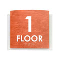 Floor Signs Sign for 1st Floor - "Scandza" Design - Photo #4