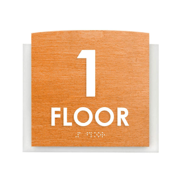 Floor Signs Sign for 1st Floor - "Scandza" Design