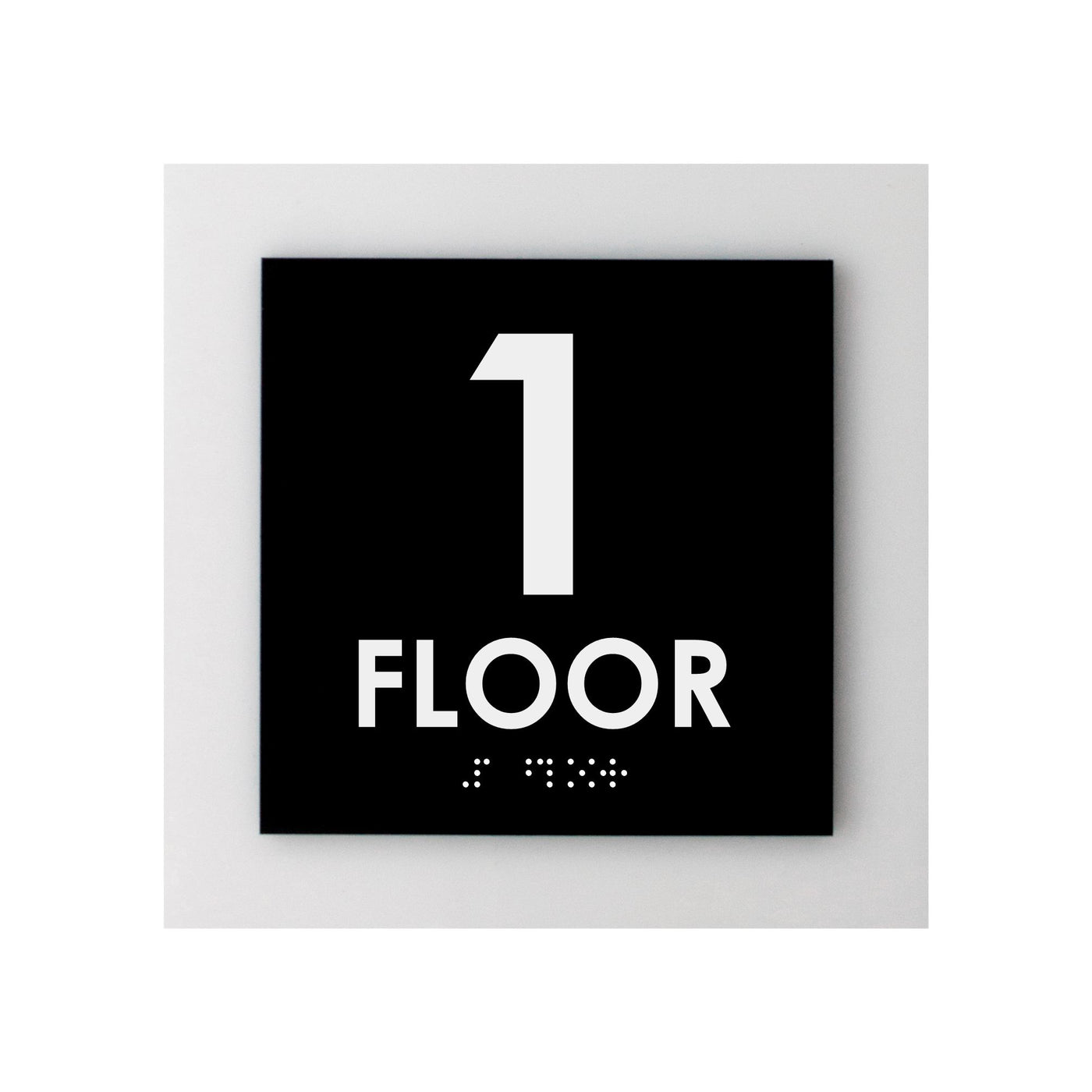 Floor Signs - 1st Floor Sign - Interior Acrylic Sign - "Simple" Design